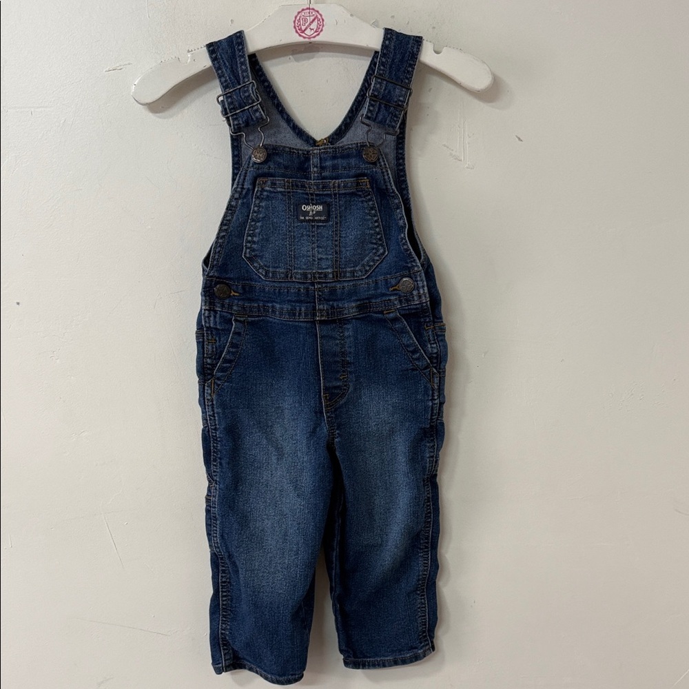 OshKosh B'gosh Dark Blue Denim Kids Overalls